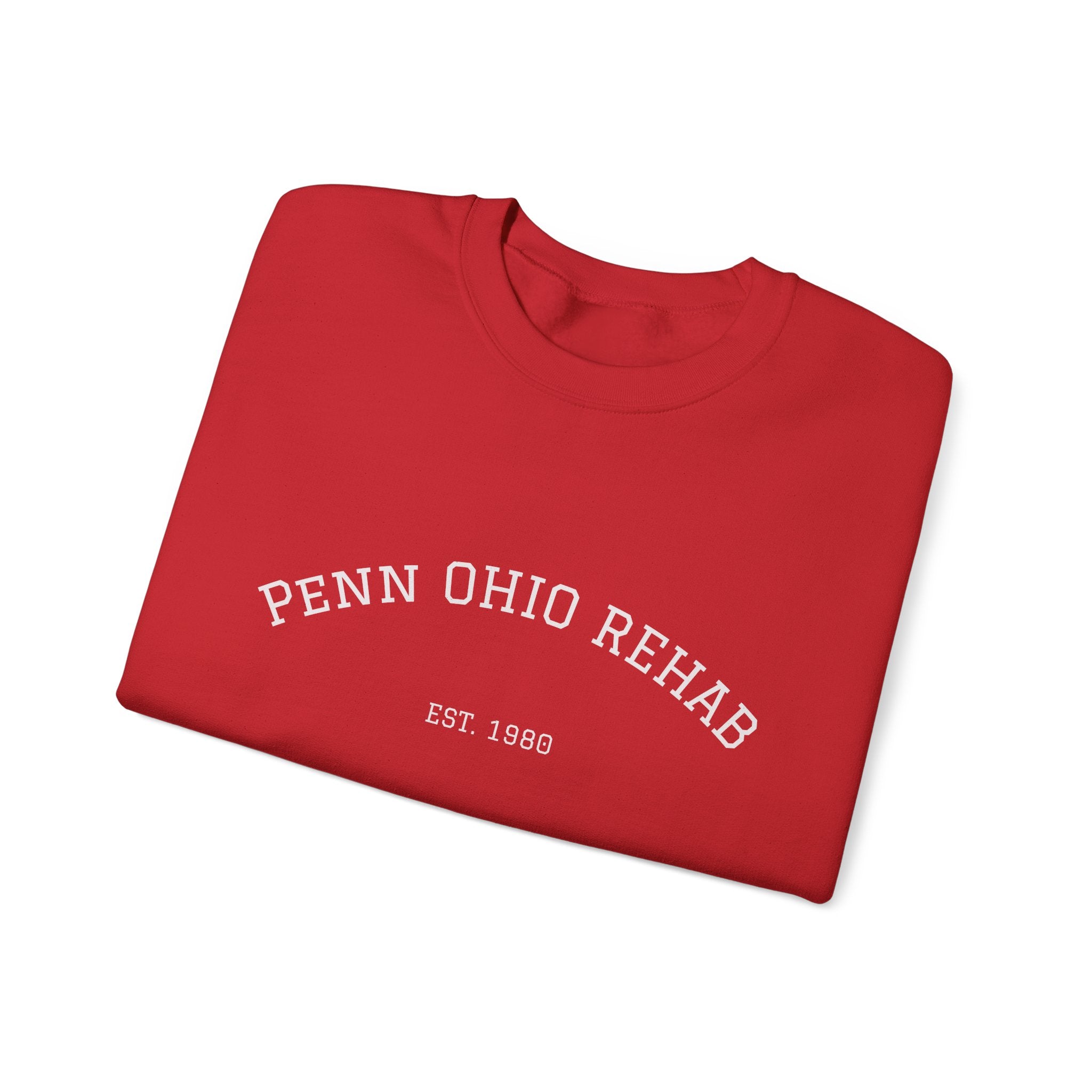 Penn Ohio Rehab Crewneck Sweatshirt, Cozy Unisex Sweatshirt, Casual Streetwear, Vintage Inspired Gift, Comfortable Everyday Hoodie