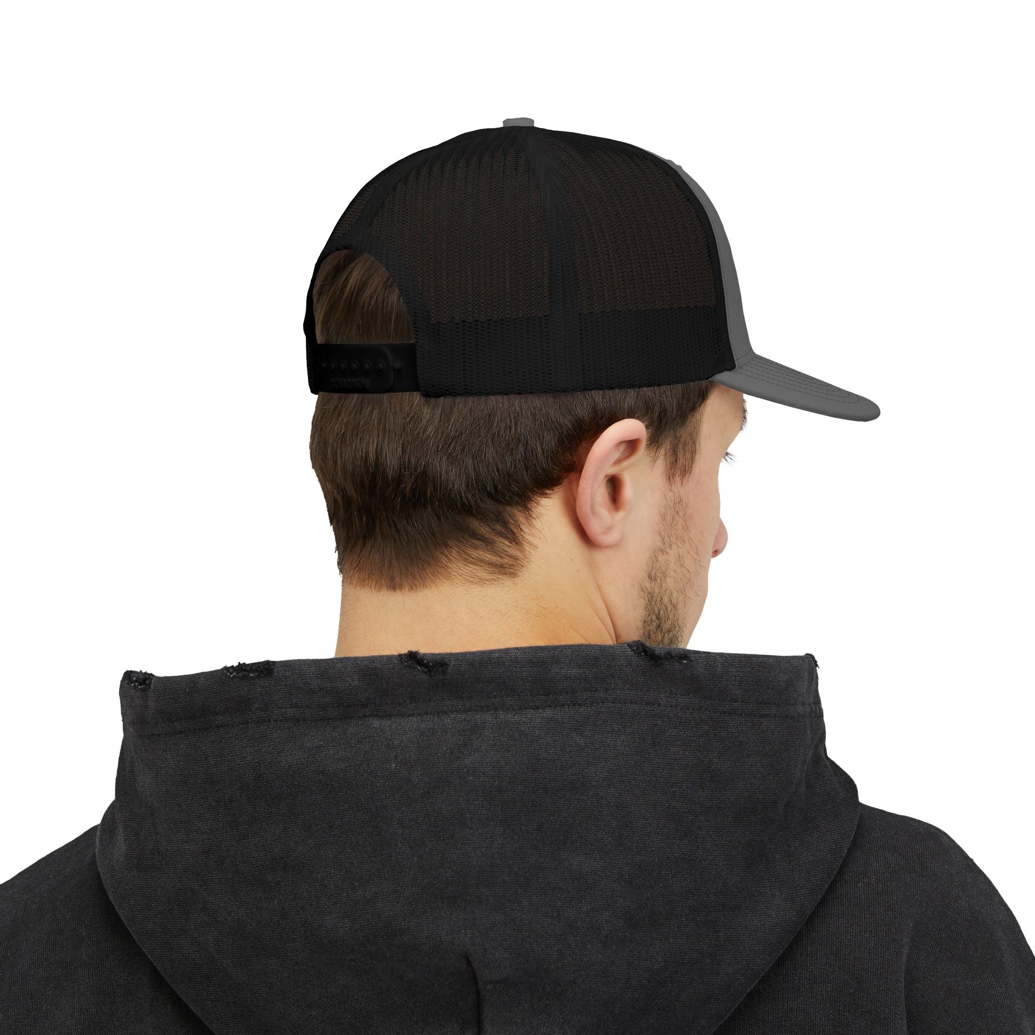 Embroidered Snapback Trucker Cap | Stylish Hat for Outdoor Adventures, Casual Wear, Summer Fun, Gifts for Him/Her
