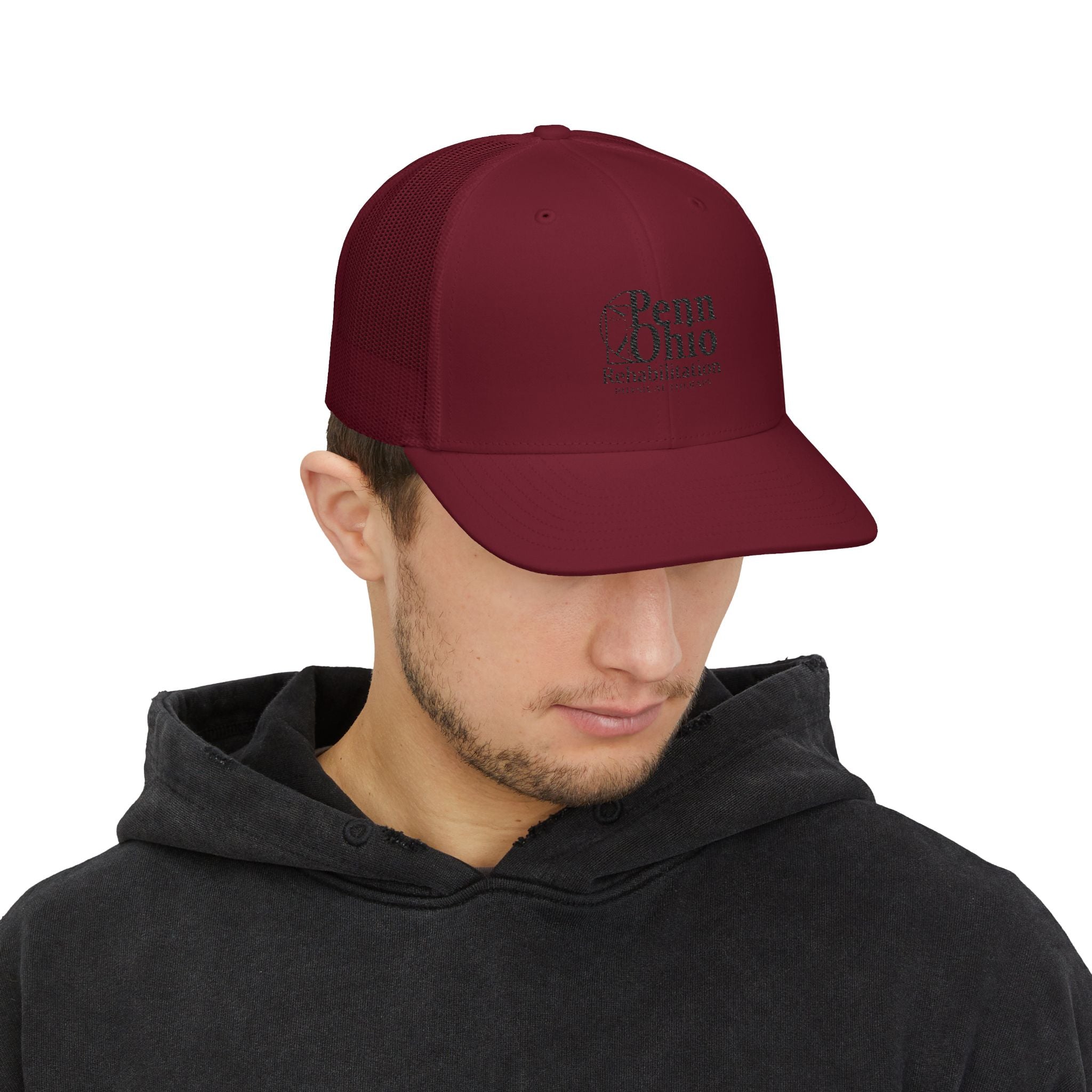 Embroidered Snapback Trucker Cap | Stylish Hat for Outdoor Adventures, Casual Wear, Summer Fun, Gifts for Him/Her