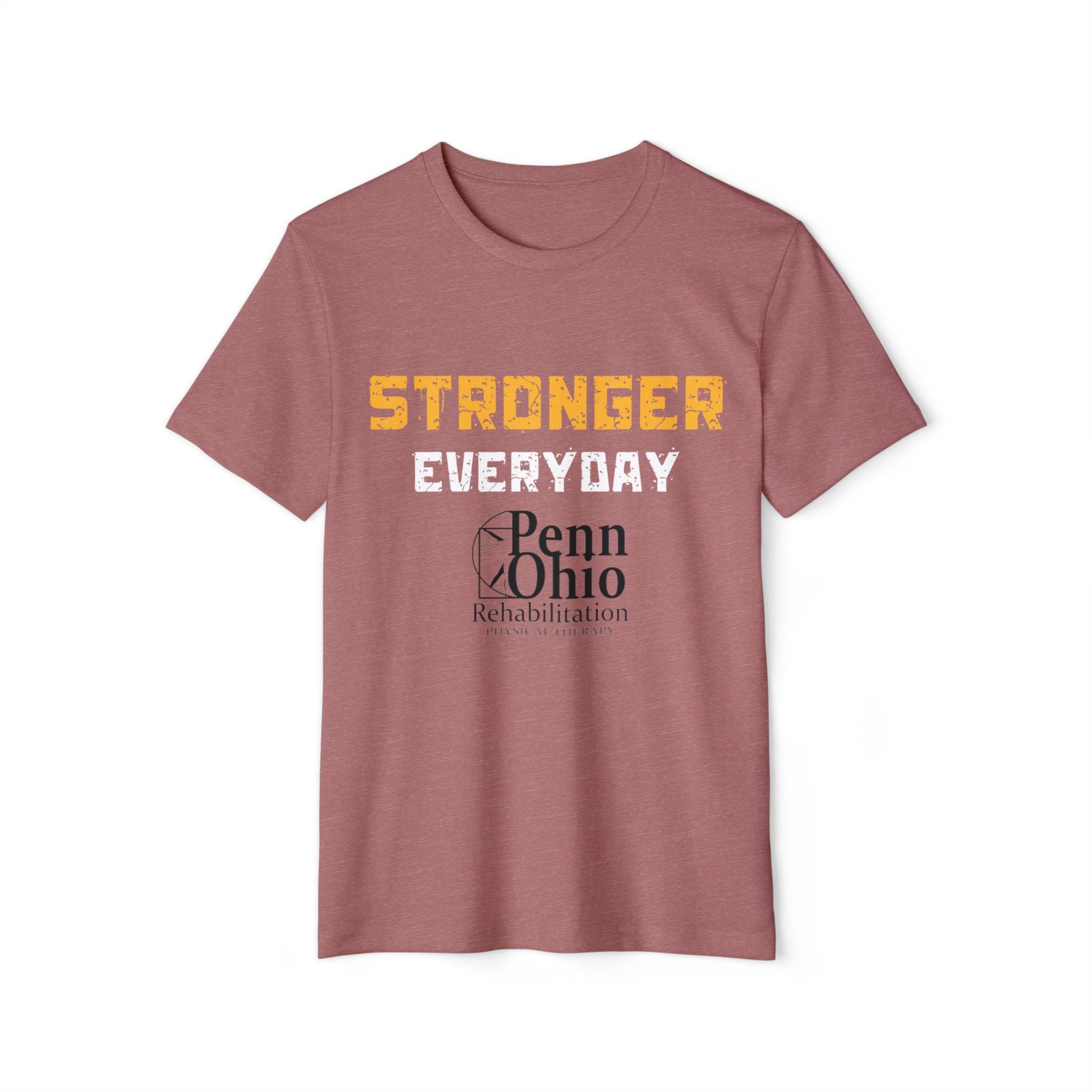 Unisex Organic T-Shirt - 'Stronger Everyday' | Eco-Friendly Gift, Fitness Apparel, Motivational Tee, Sustainable Fashion, Casual Wear