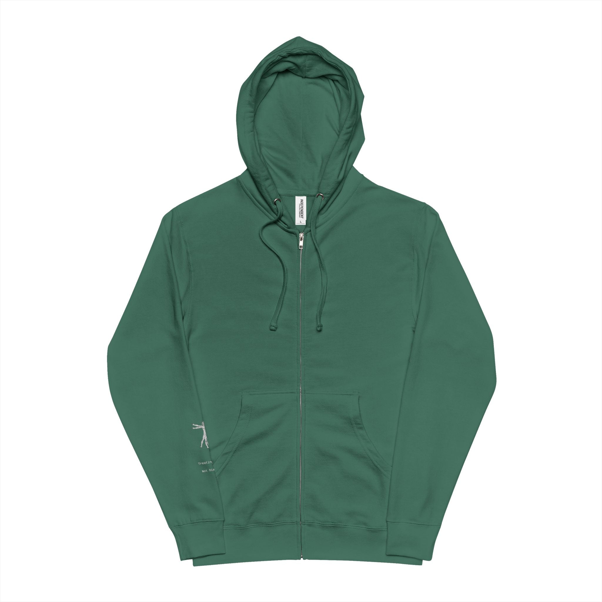 Unisex Fleece Zip Up Hoodie for Comfort & Style, Perfect for Casual Outings, Fitness, Gifts, Rehab Centers, and Relaxation