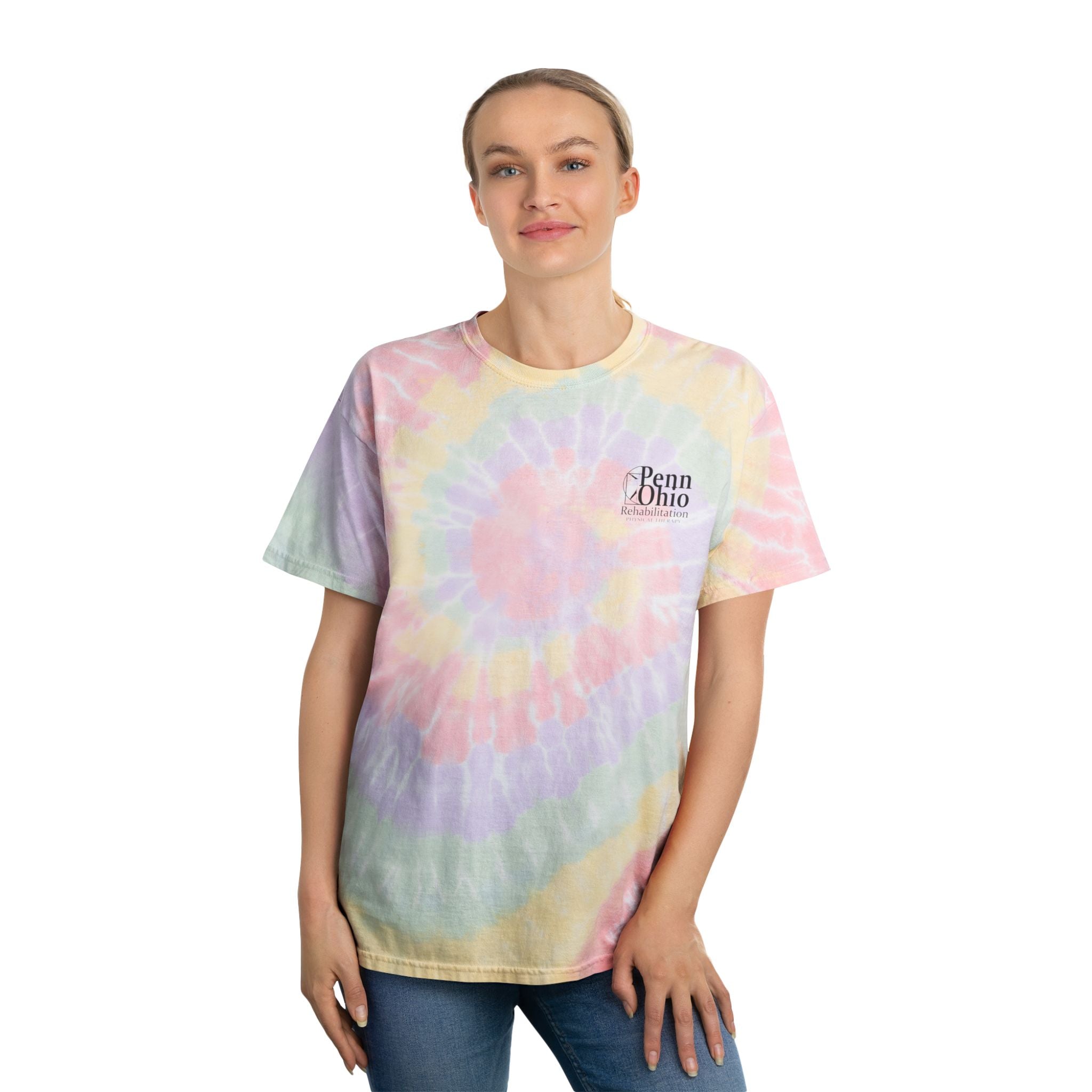Colorful Tie-Dye Tee, Spiral Design for Fun, Casual Wear, Summer Vibes, Great for Festivals, Perfect for Relaxing at Home, Unique Gift