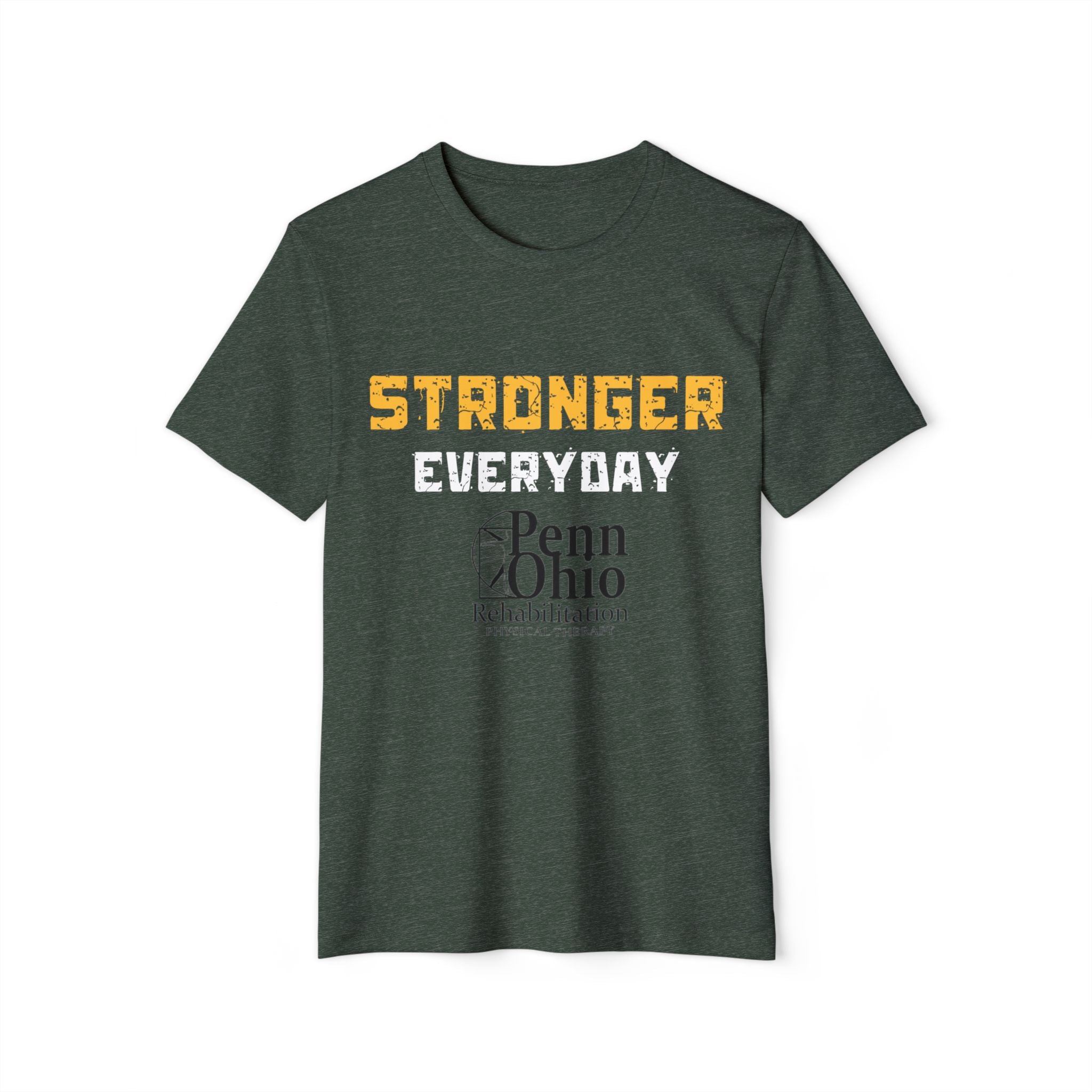 Unisex Organic T-Shirt - 'Stronger Everyday' | Eco-Friendly Gift, Fitness Apparel, Motivational Tee, Sustainable Fashion, Casual Wear