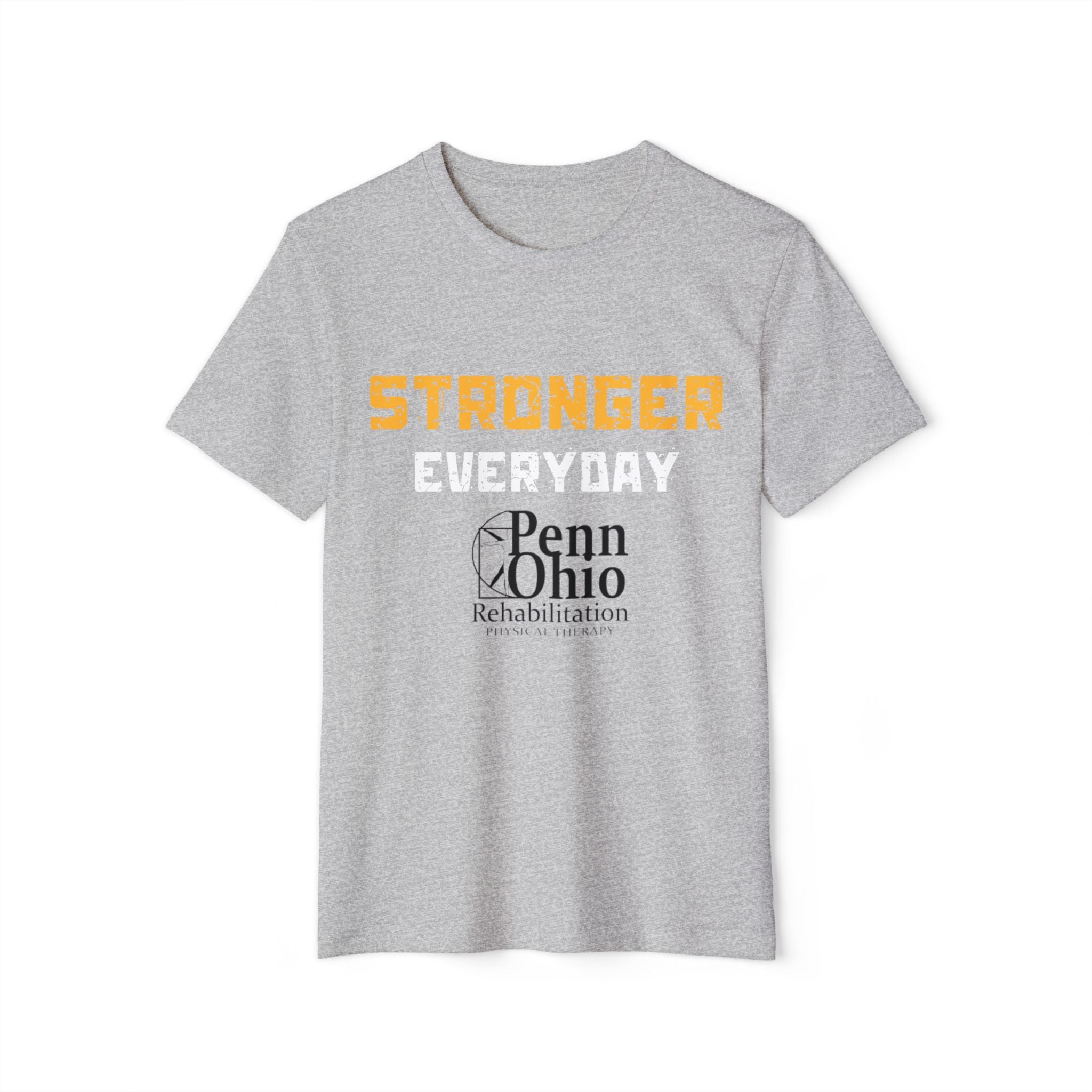 Unisex Organic T-Shirt - 'Stronger Everyday' | Eco-Friendly Gift, Fitness Apparel, Motivational Tee, Sustainable Fashion, Casual Wear