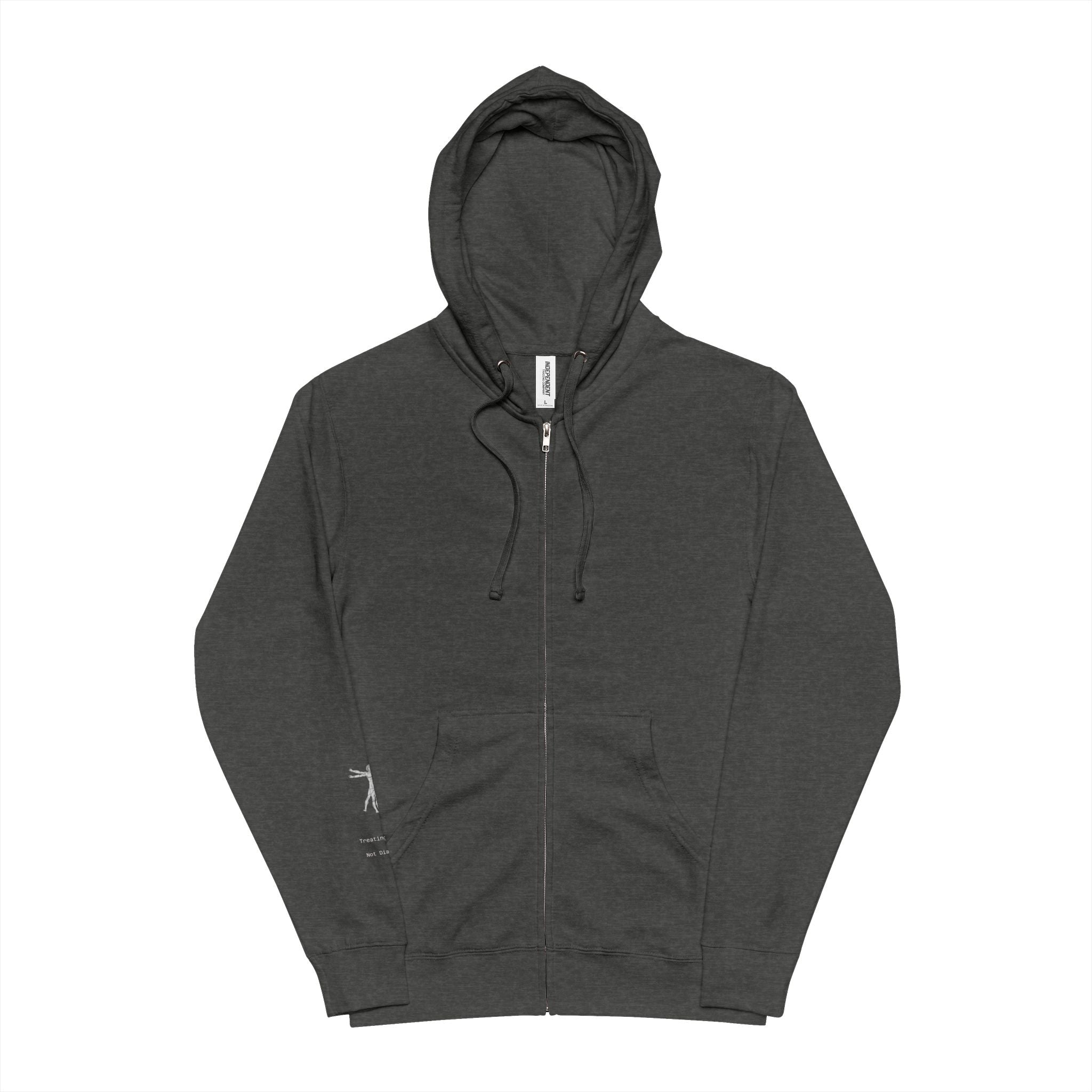 Unisex Fleece Zip Up Hoodie for Comfort & Style, Perfect for Casual Outings, Fitness, Gifts, Rehab Centers, and Relaxation