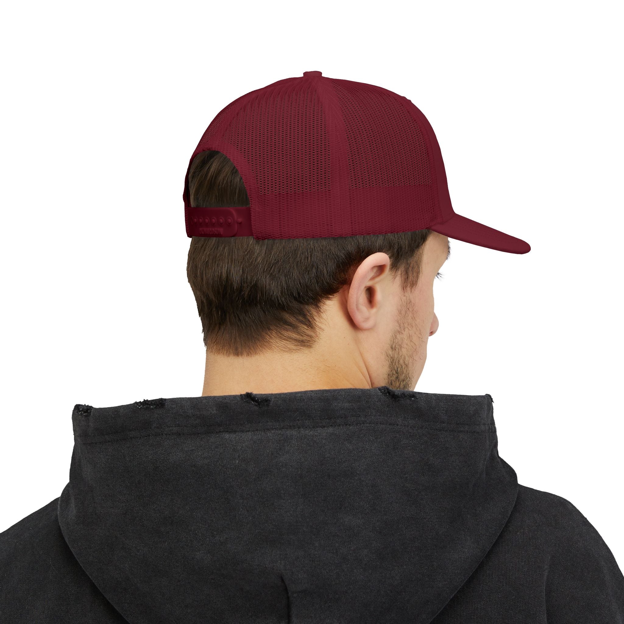 Embroidered Snapback Trucker Cap | Stylish Hat for Outdoor Adventures, Casual Wear, Summer Fun, Gifts for Him/Her