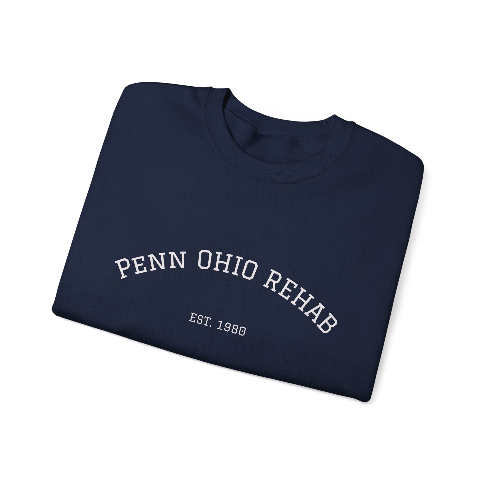 Penn Ohio Rehab Crewneck Sweatshirt, Cozy Unisex Sweatshirt, Casual Streetwear, Vintage Inspired Gift, Comfortable Everyday Hoodie