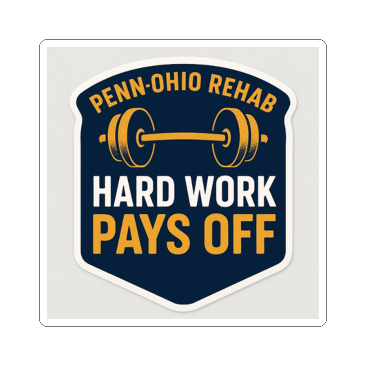 Fitness Motivation Kiss-Cut Stickers | Hard Work Pays Off, Gym Decor, Laptop Stickers, Workout Accessories, Inspirational Gifts