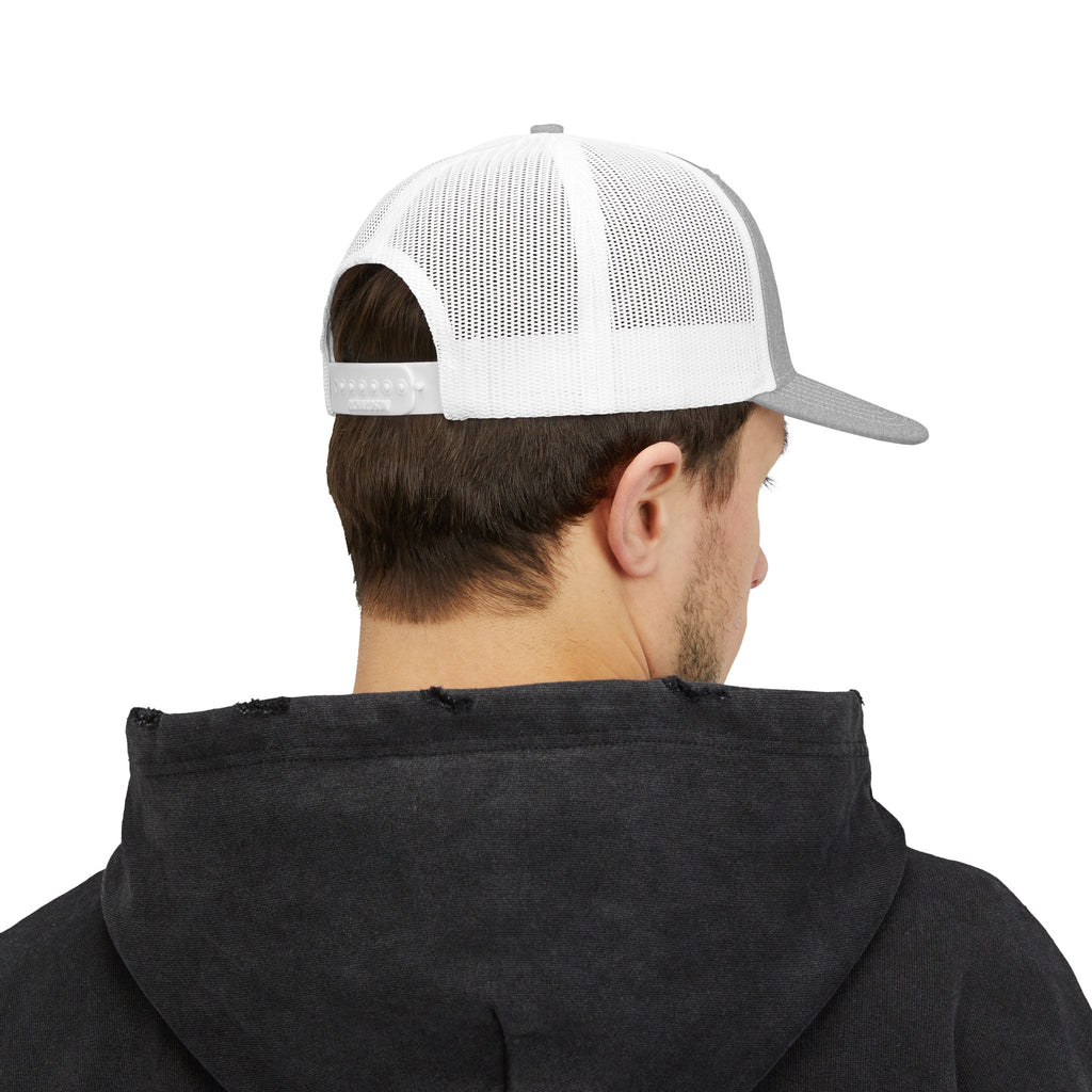 Embroidered Snapback Trucker Cap | Stylish Hat for Outdoor Adventures, Casual Wear, Summer Fun, Gifts for Him/Her