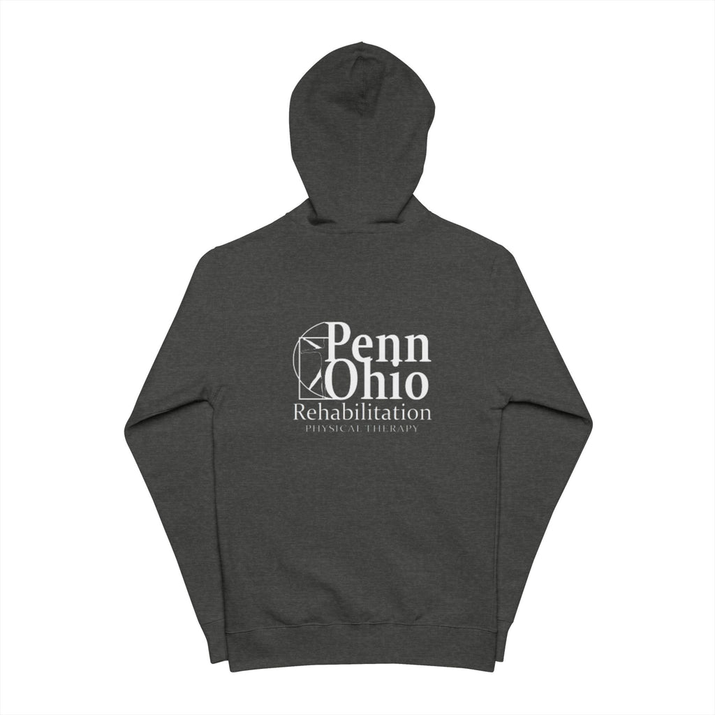 Unisex Fleece Zip Up Hoodie for Comfort & Style, Perfect for Casual Outings, Fitness, Gifts, Rehab Centers, and Relaxation