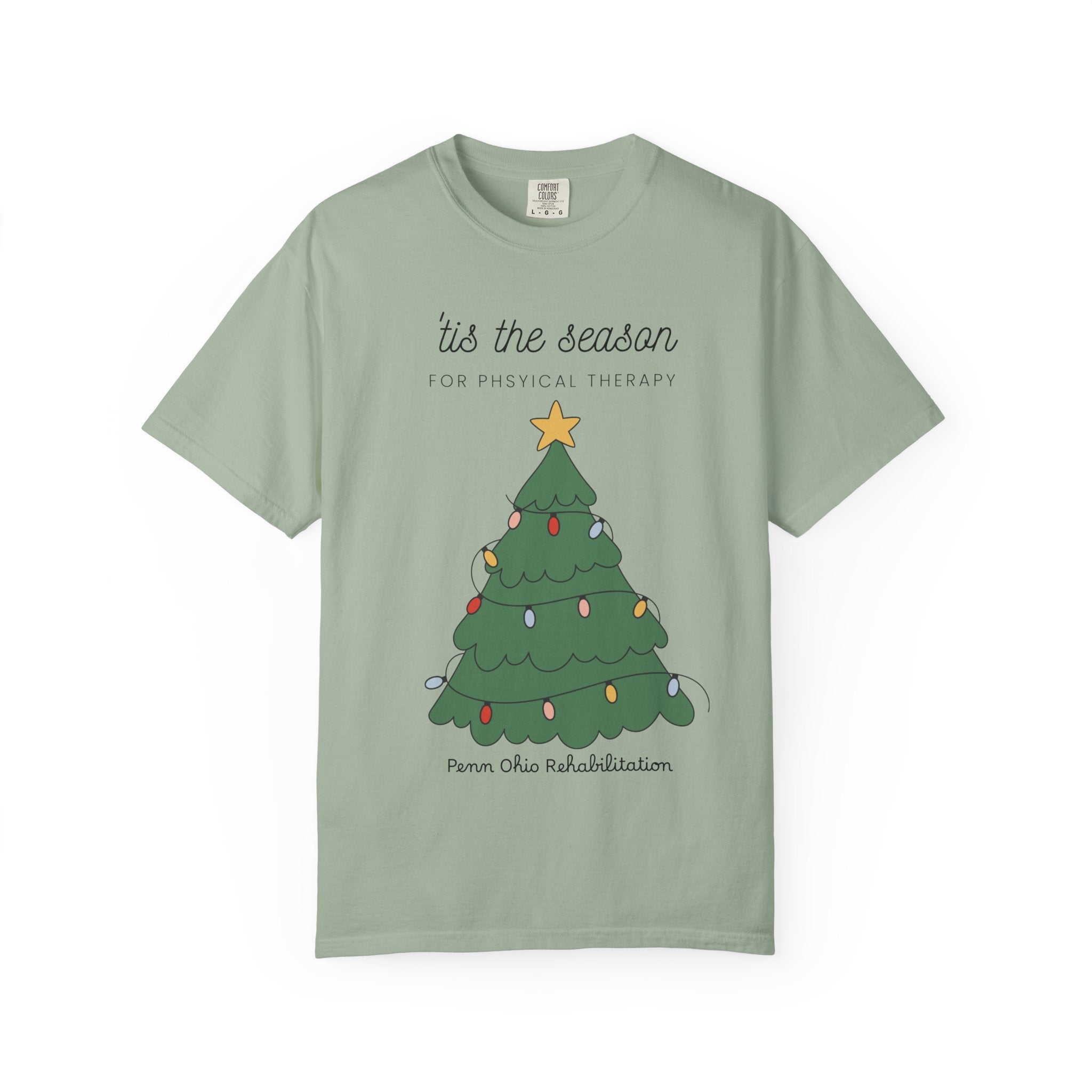 Christmas Tree Tee — "'tis the season for physical therapy" Holiday T-Shirt