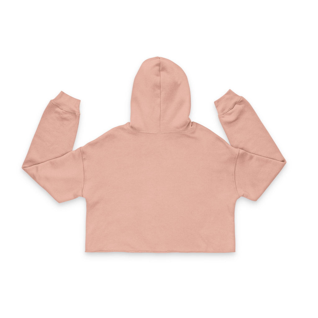 Women's Cropped Hoodie with Cute Peach Design for Casual Wear, Gift for Fruit Lovers, Summer Fashion, Trendy Crop Top