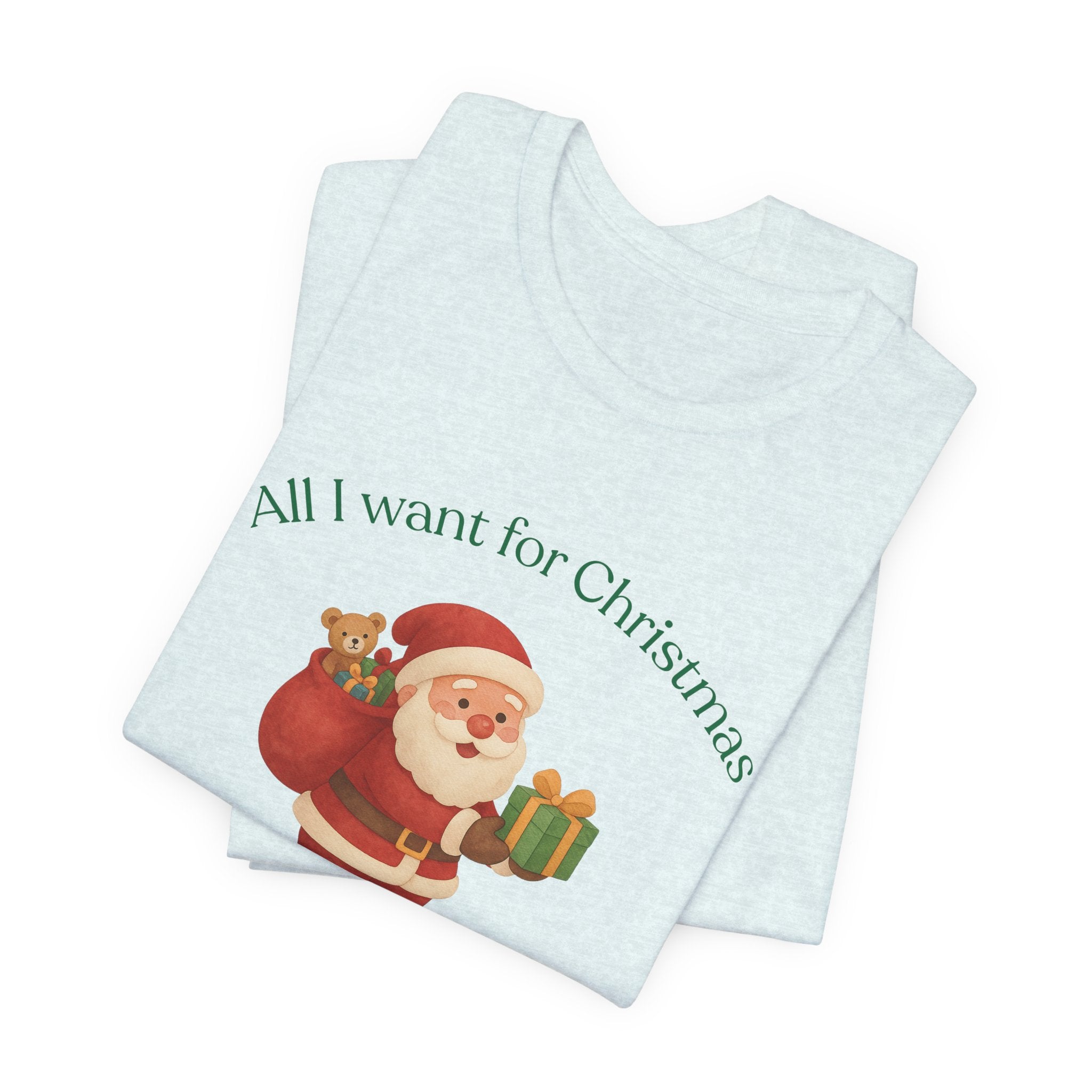 Christmas Santa 'All I Want for Christmas Is Physical Therapy' Tee