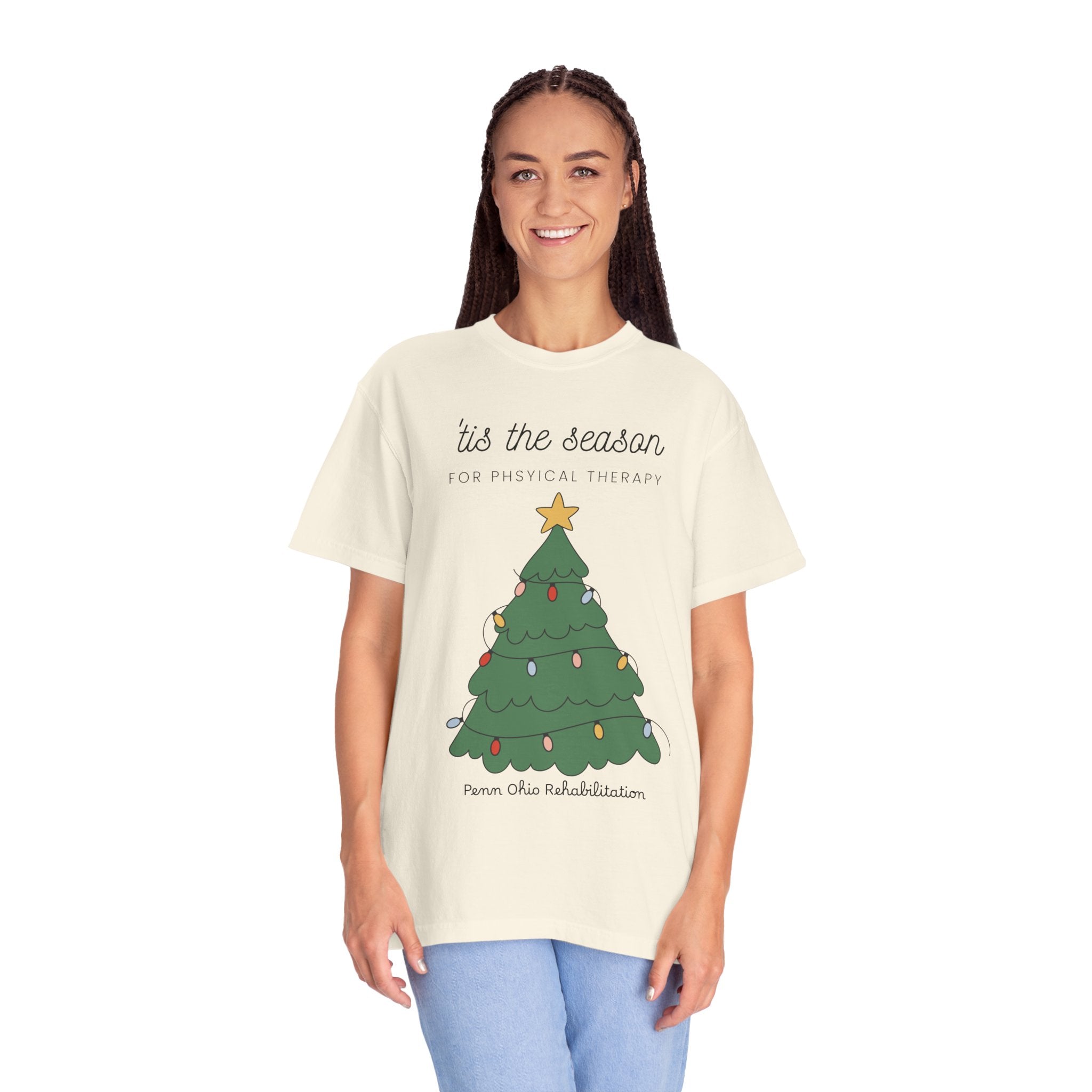 Christmas Tree Tee — "'tis the season for physical therapy" Holiday T-Shirt
