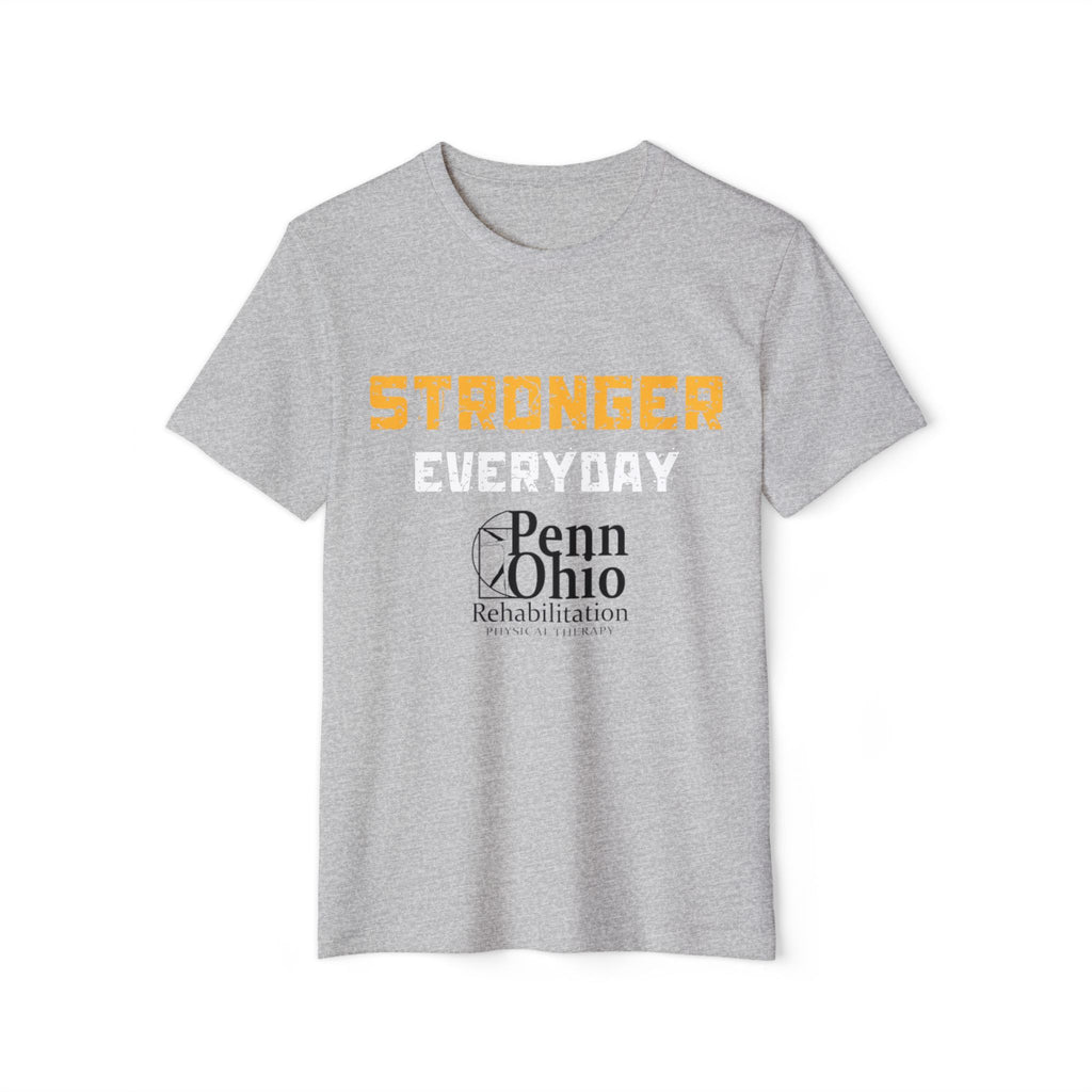 Unisex Organic T-Shirt - 'Stronger Everyday' | Eco-Friendly Gift, Fitness Apparel, Motivational Tee, Sustainable Fashion, Casual Wear
