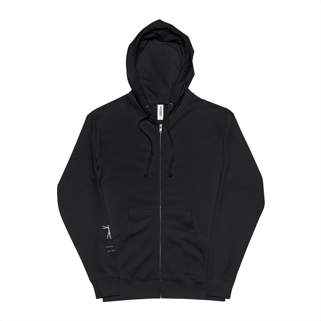 Unisex Fleece Zip Up Hoodie for Comfort & Style, Perfect for Casual Outings, Fitness, Gifts, Rehab Centers, and Relaxation