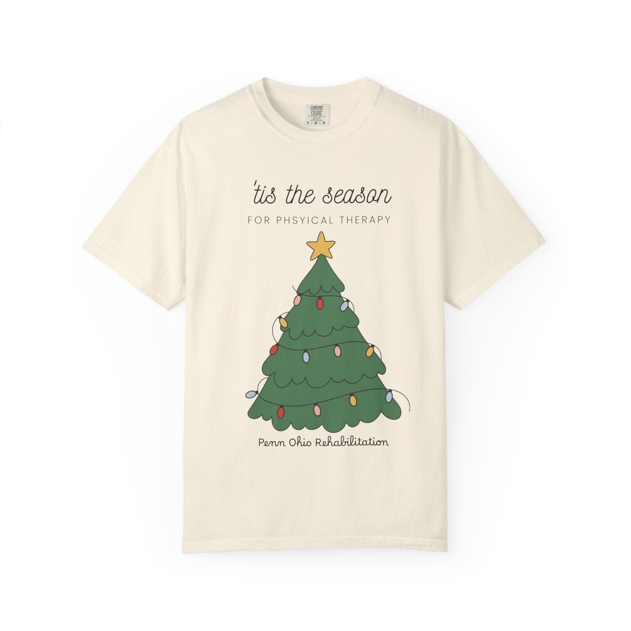 Christmas Tree Tee — "'tis the season for physical therapy" Holiday T-Shirt
